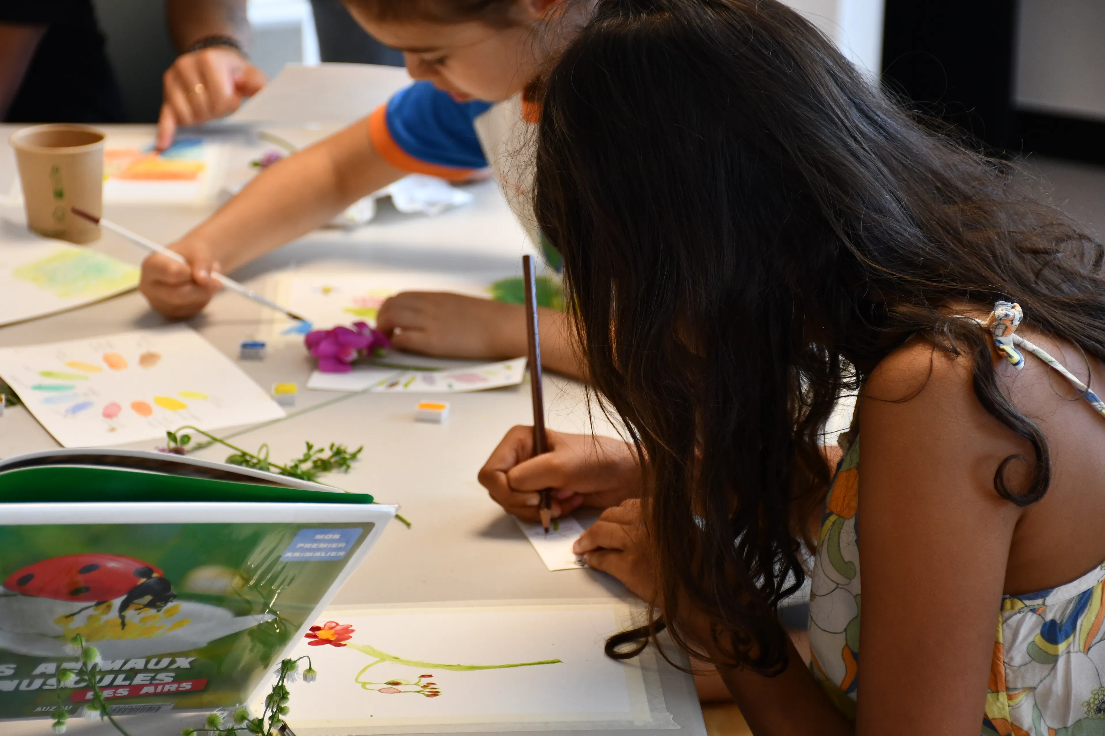 Atelier Aquarelle Parents-Enfants Gaëlle Meiss, Illustratrice locale 