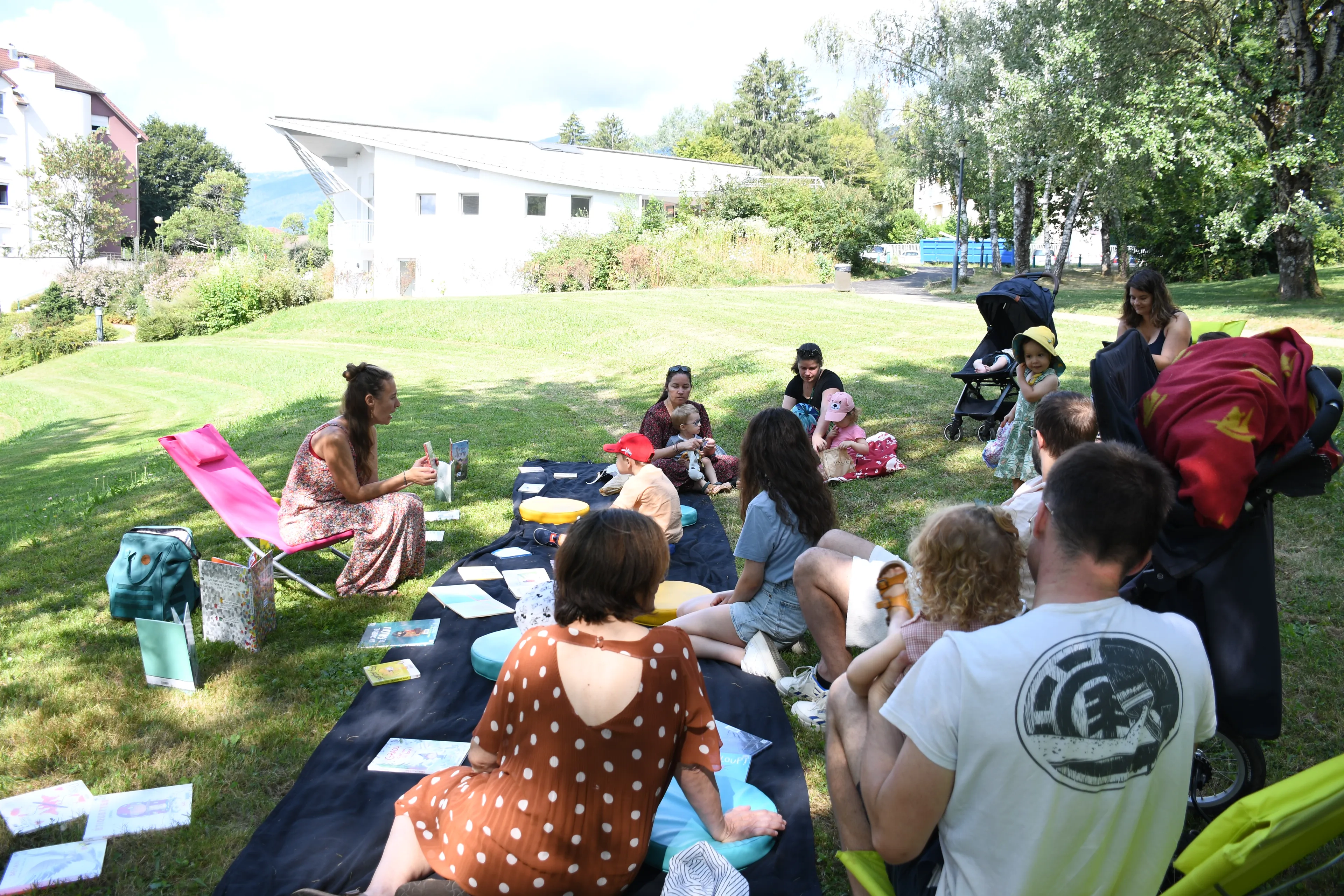 Lectures Plein Air par les bibliothécaire 