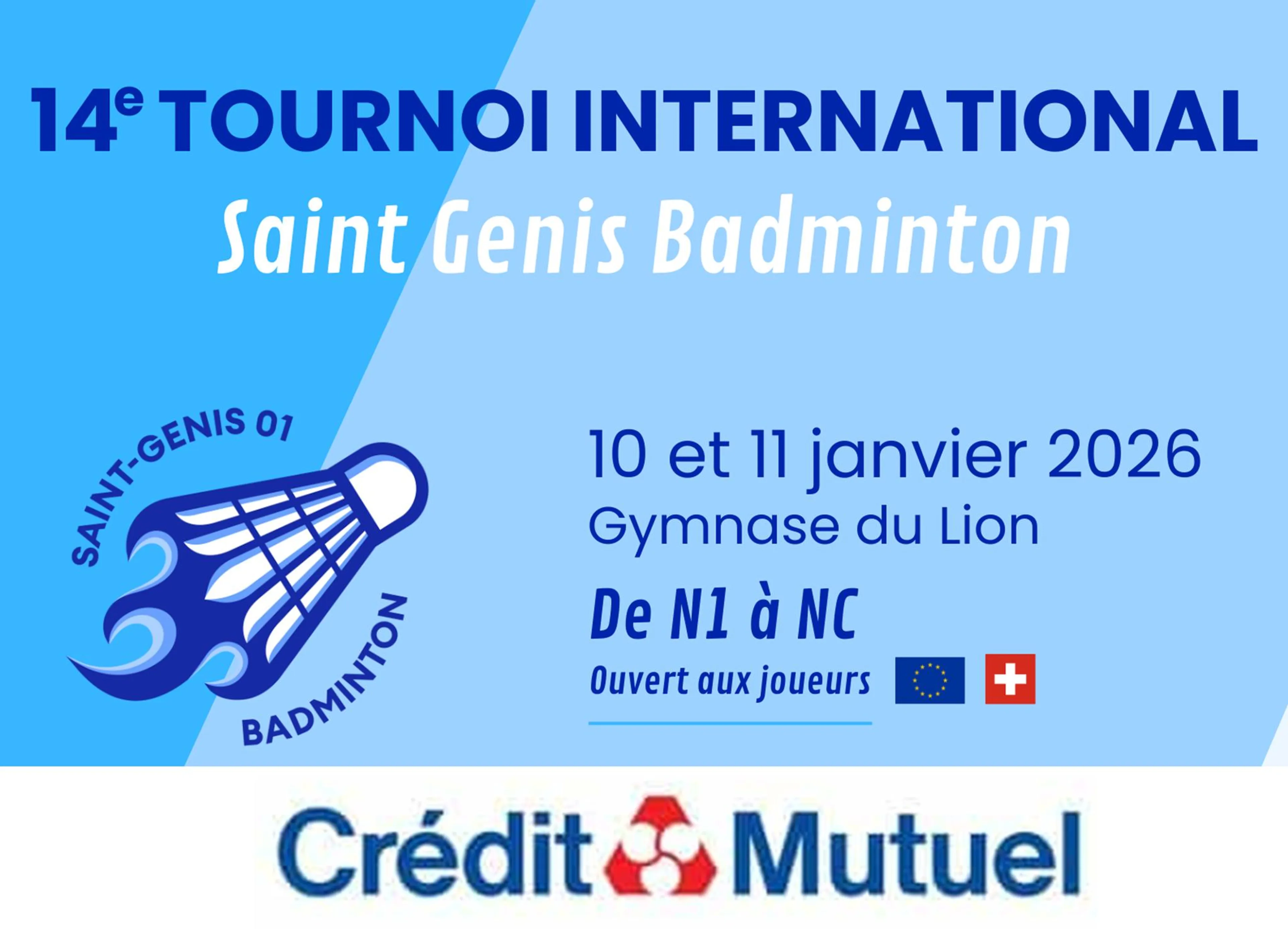 14e édition du Tournoi International de Saint-Genis