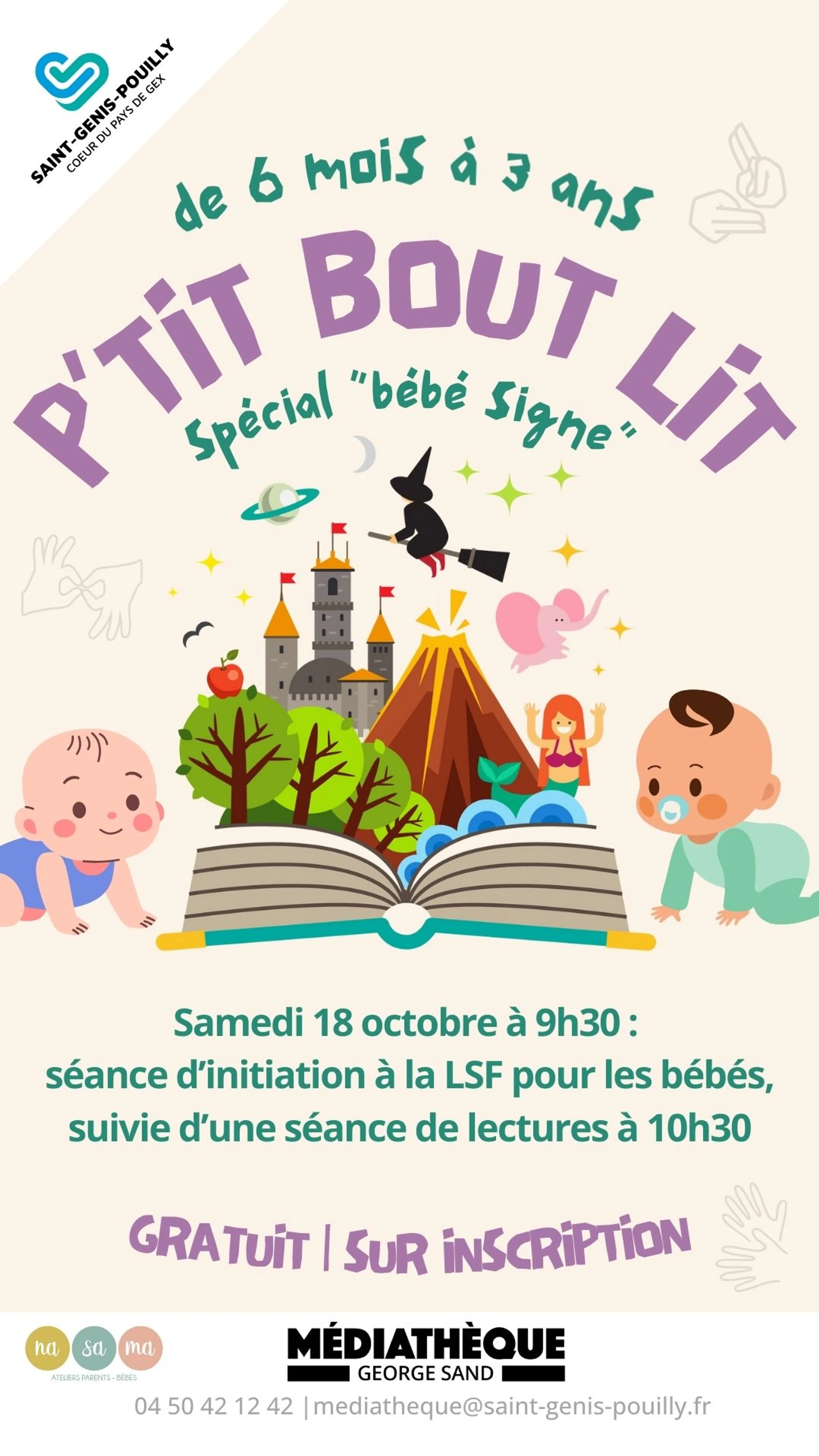 P"tit bout lit spécial bébé signe