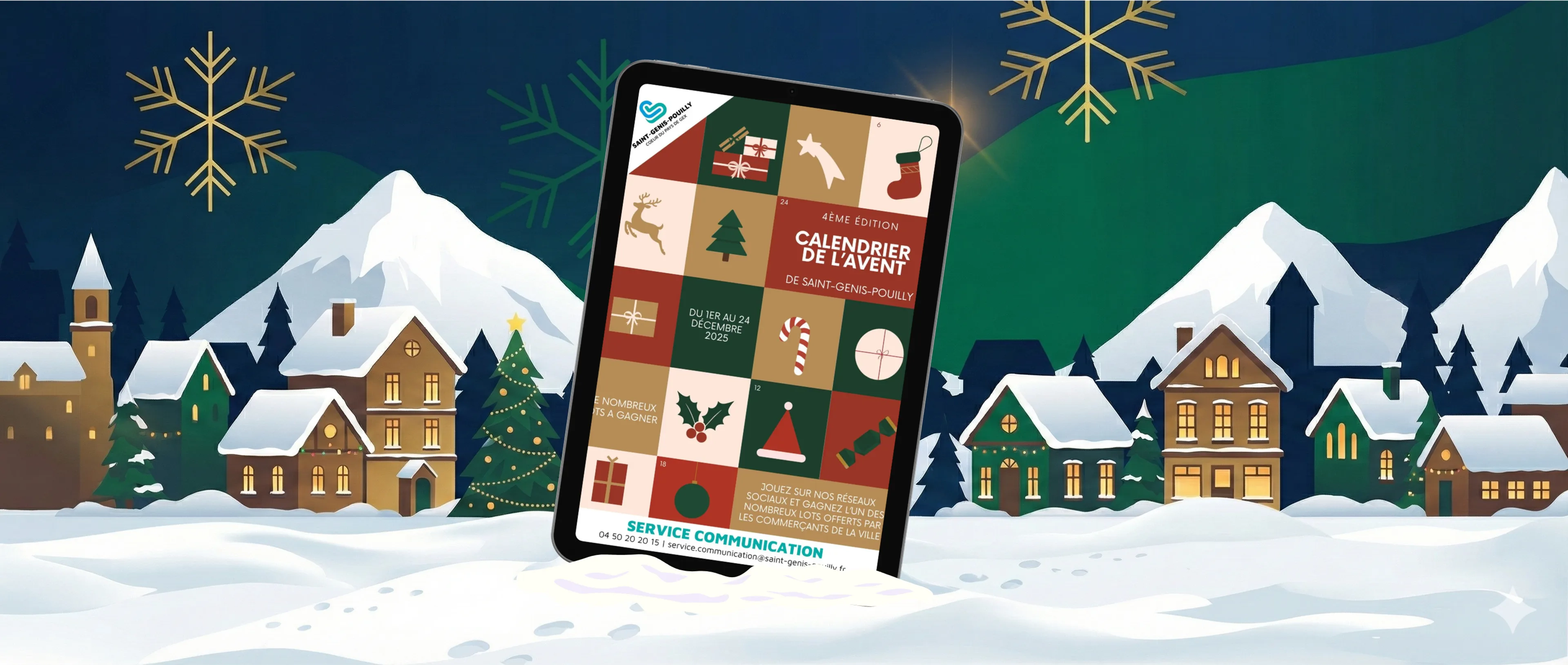 Calendrier de l'Avent digital 2025