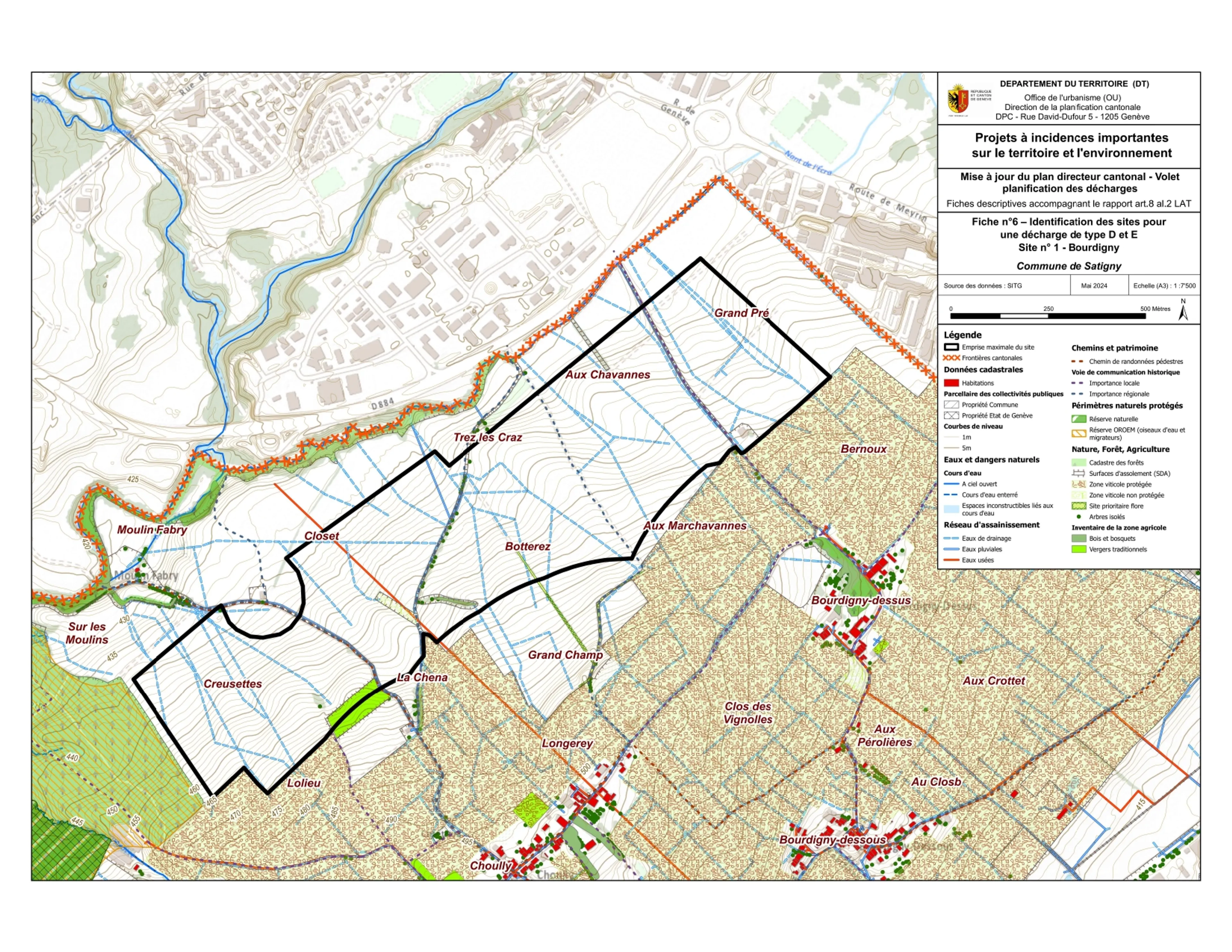 Saint-Genis-Pouilly s’oppose fermement au projet de décharge sur le site de Bourdigny 