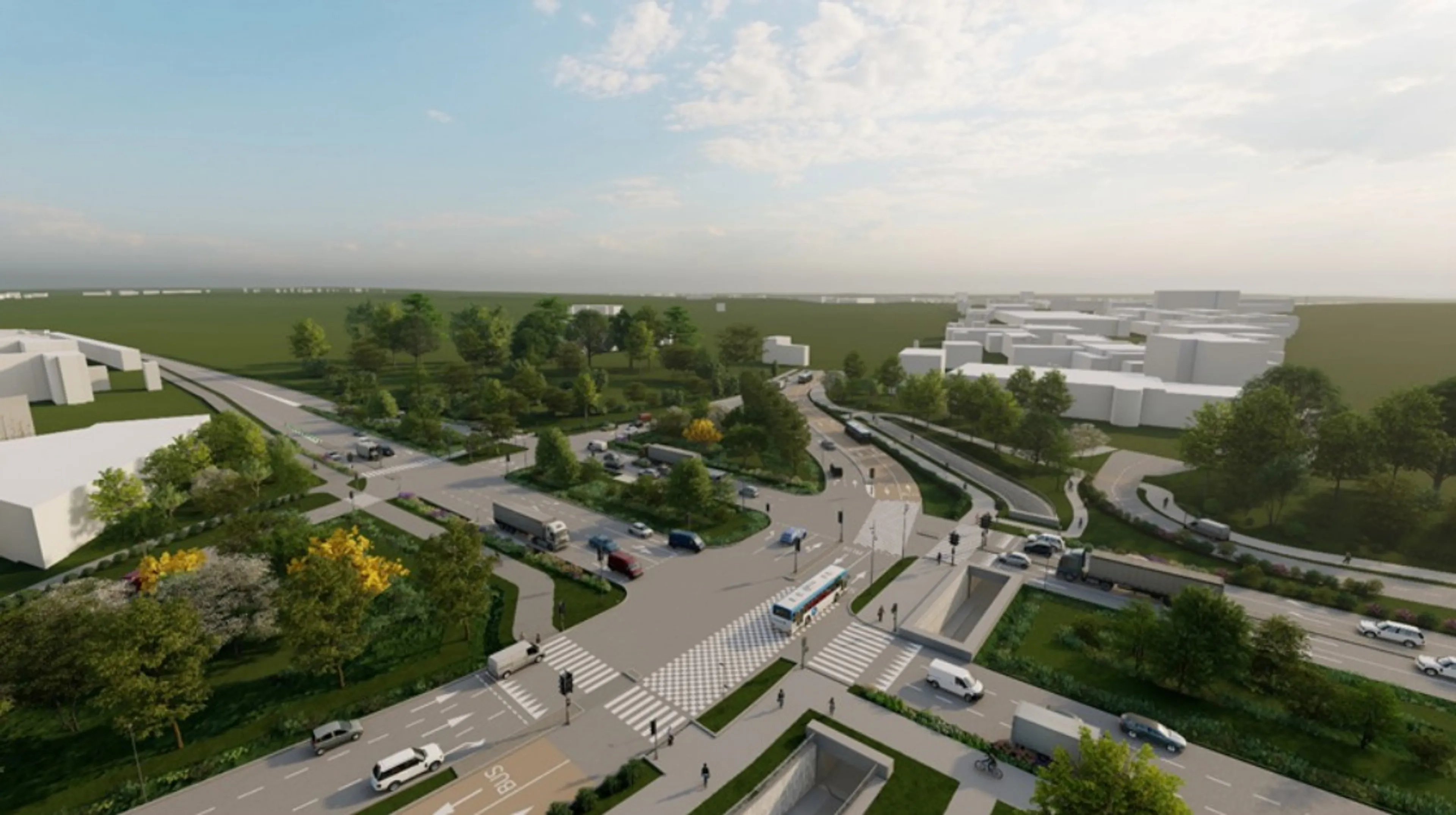 Carrefour multimodal de la porte de France démarrage des travaux d’adaptation des réseaux