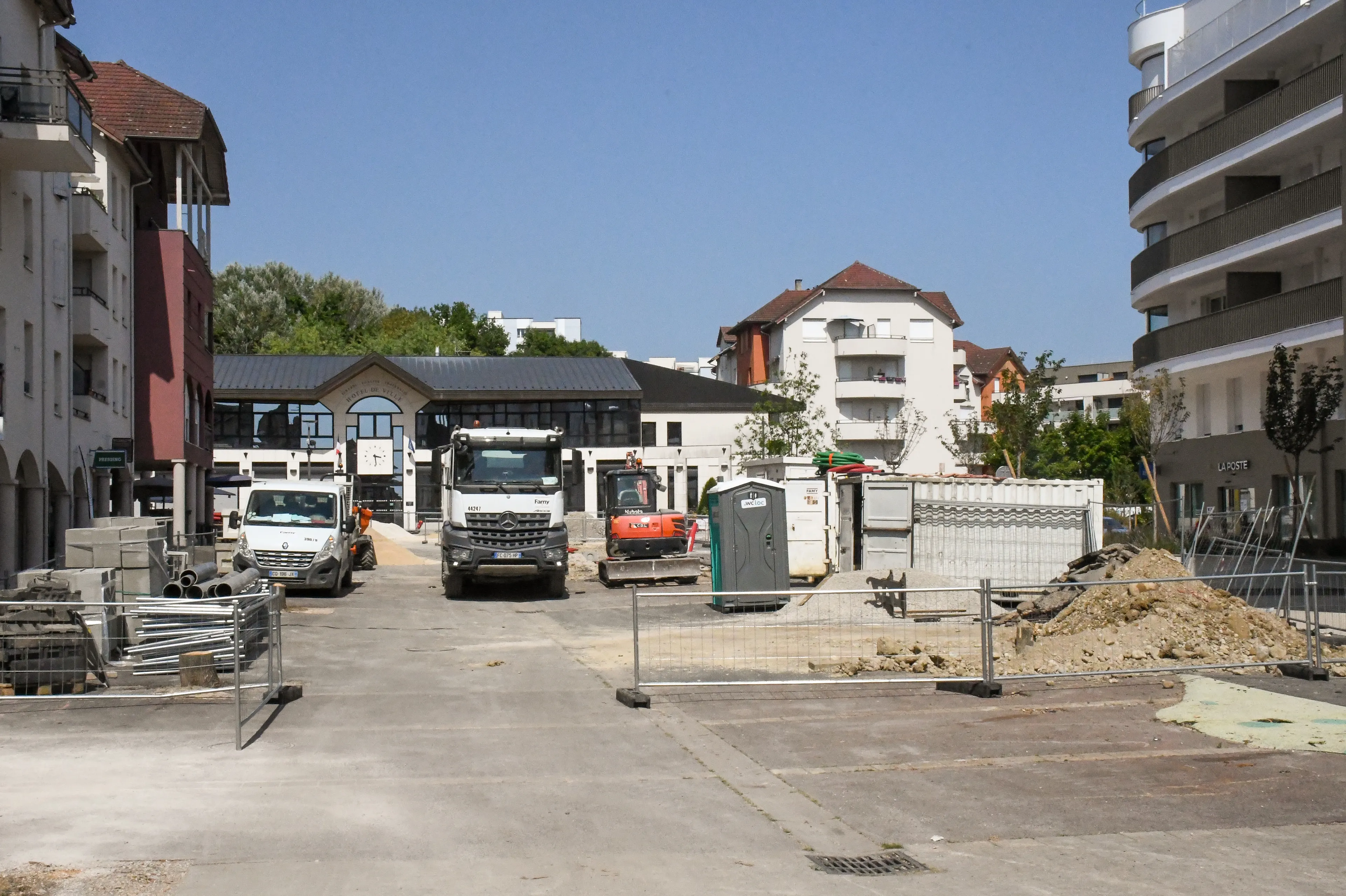 Les travaux de l’espace de la République ont débuté